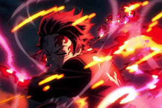 2d animation video, cartoon, anime fighting episode, music video, trailer, intro