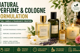 natural perfume and cologne formulation