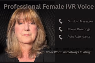 record a professional, and engaging telephone greeting
