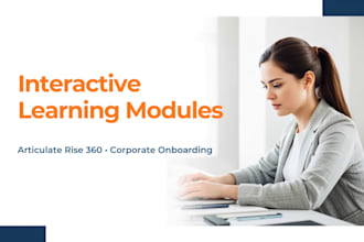 design interactive lms training modules