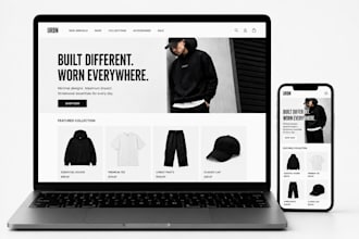 design shopify clothing website, clothing shopify store, clothing brand website