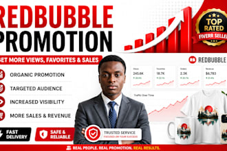 promote your redbubble store and products to boost sales