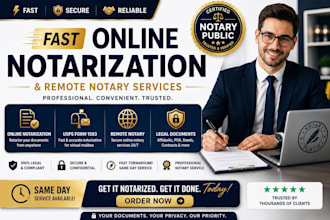 provide fast online notarization and remote notary services