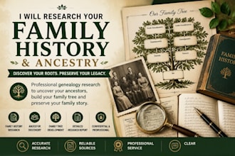 research your family history and ancestry