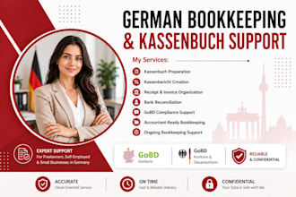 prepare gobd compliant kassenbuch, kassenbericht and german bookkeeping