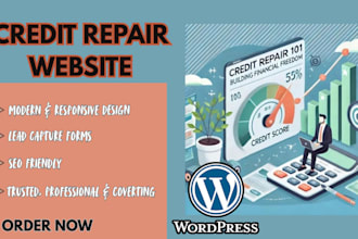 build a custom credit repair website for lead generation