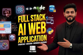 build ai website, full stack web application as an ai engineer