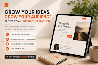 promote your substack newsletter and grow your audience