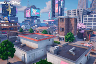 create roblox japanese map, roblox city map, anime map for rpg, roleplay games
