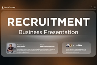 design staffing agency pitch deck recruitment deck talent acquisition pitch deck