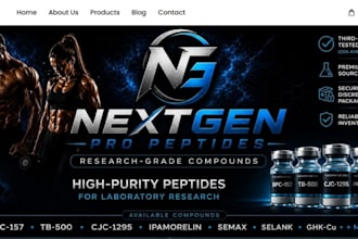 peptide website sarms website peptide store nutraceutical store supplement store