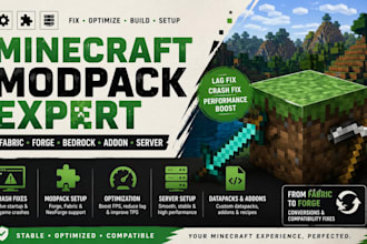 create fix optimize modpack minecraft crash server setup minecraft map forge mod