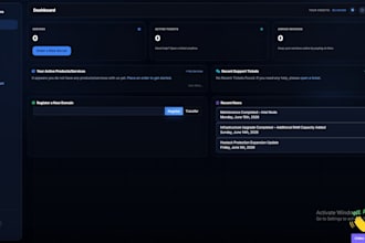 whmcs theme addon pterodactyl template or any other software theme or addon