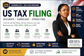 us tax filing, US tax returns, llc tax, business tax, 1120, 5472, and 1040