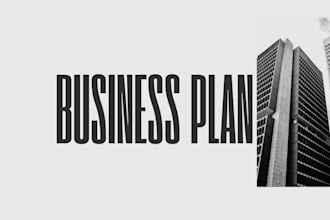 create a professional business plan for your idea or startup