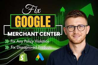 fix google merchant center suspension, misrepresentation and product feed issue