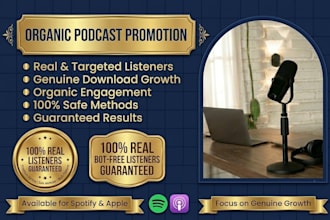 do organic podcast promotion for growth listeners