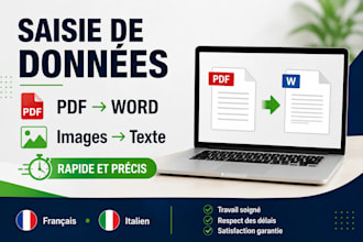 convertir vos PDF ou images en documents word modifiables