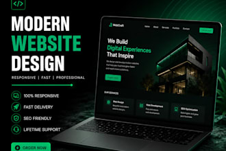develop a custom website from scratch