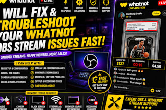 fix and troubleshoot your whatnot obs stream issues fast
