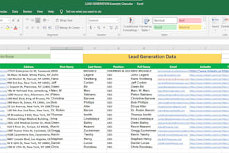 do b2b targeted lead generation, data collecting, and email list building