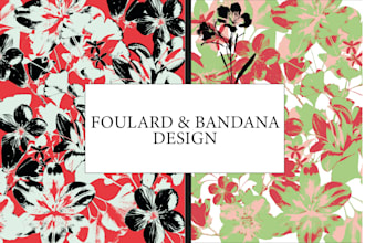 design custom foulard, bandanas and scarf