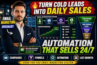 do email marketing, email campaign, newsletter, email automation and list growth