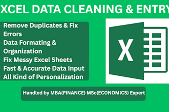 do excel data cleaning data entry fix messy spreadsheets