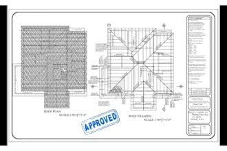 design roof framing plans roof trusses and load calculations