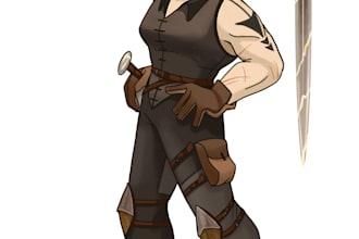 hand draw your character digitally