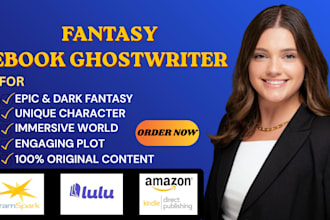 be fiction ebook ghostwriter for fantasy book on ingramspark