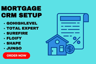 automate mortgage CRM workflow with ghl jungo floify shape total expert surefire