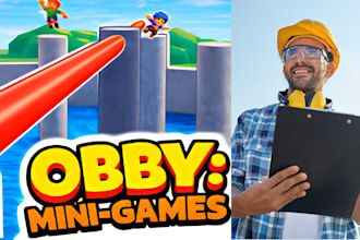 develop a professional roblox obby with high quality custom scripting
