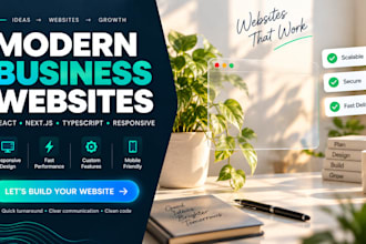 build a fast responsive business website