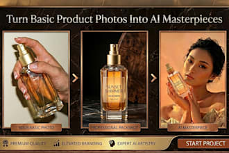 create ai product photoshoot with realistic model