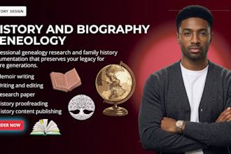 write engaging history biography and genealogy content for books and websites