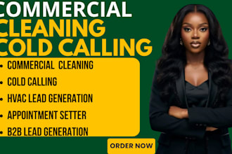 commercial cleaning cold calling hvac lead generation appointment setter
