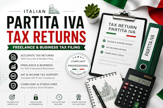 italian partita iva tax returns  freelance business tax filing