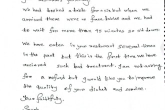 write anything with my beautiful handwriting