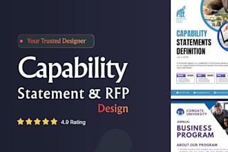 design a professional capability statement for your business