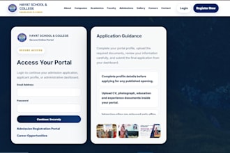 build an educational website with dynamic admin dashboard