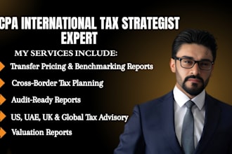 prepare your pricing tax strategy, transfer pricing and benchmarking reports