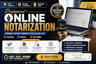 be your trusted online notary for fast remote notarization services