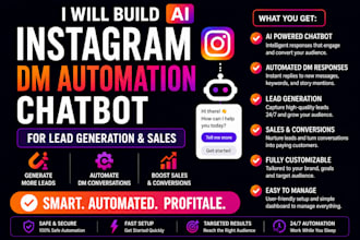 build ai instagram dm automation chatbot for lead generation and sales