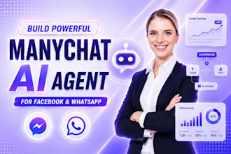 build powerful manychat ai agent for facebook and whatsapp