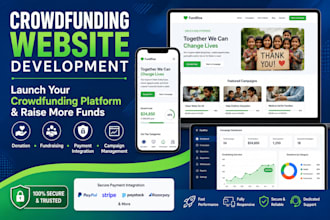 develop high converting crowdfunding website for fundraising success