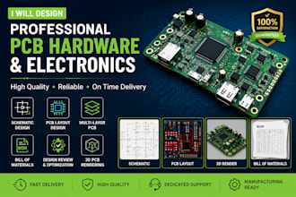 design professional pcb hardware and electronics,  ,stm32