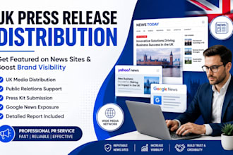 do UK press release distribution public relation submit press kit google news