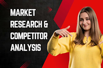 write startup market research and competitor analysis report