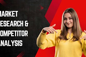 write startup market research and competitor analysis report